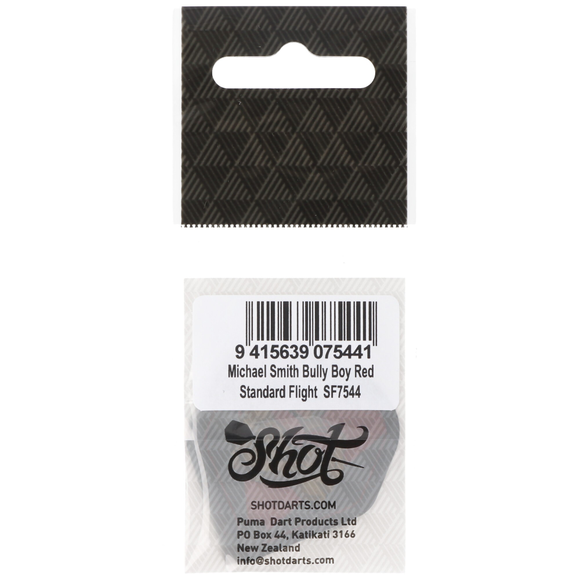 Michael Smith Bully Boy Red, Dartflight, No.2, 3 Stück, 10 image