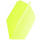 Nylon-Slimflight, neongelb, 3 Flights