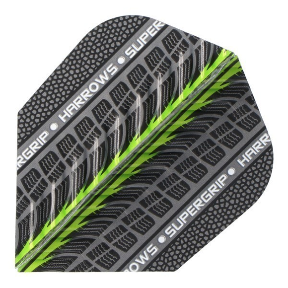 Harrows Supergrip-Flights, 3 Stück, grün