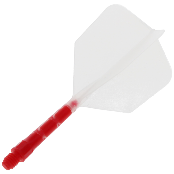 Cuesoul integrierte Dart Flights AK7, Standard M, rot weiß, 2 image