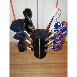 Dart Turm für bis zu 12 Darts Ständer rund