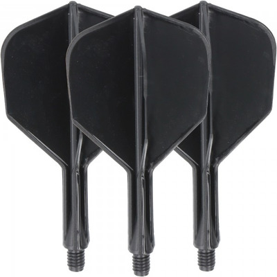 Goat Dart A1R Molded Flight- Schaftsystem, schwarz, short