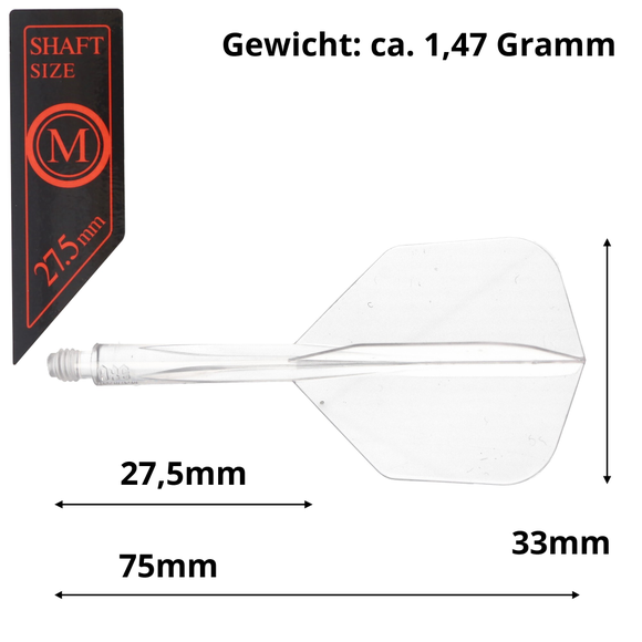 Condor AXE, transparent, Gr. M, small, 27,5mm, 6 image