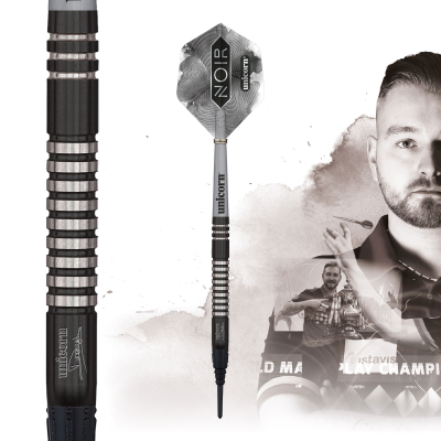 Unicorn NOIR Dimitri van den Bergh Soft Dart Presentation Box 90%, Gewicht: 18