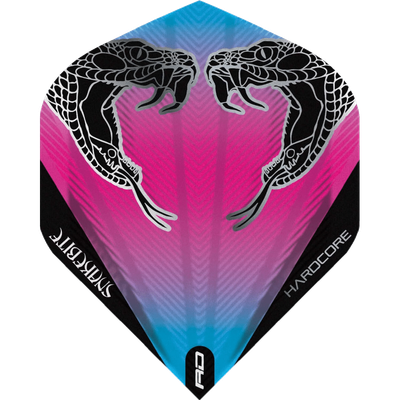 Red Dragon Hardcore Peter Wright Snakebite Transparent Standard Flight