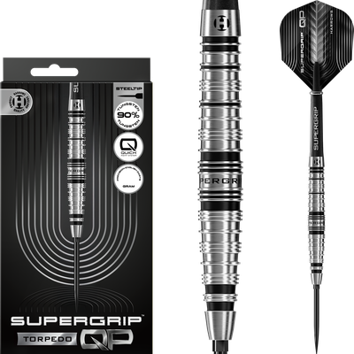 Harrows Supergrip Torpedo Quick Point 90%, Gewicht: 22