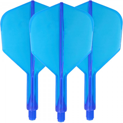 Goat Dart A1R Molded Flight- Schaftsystem, blau, short
