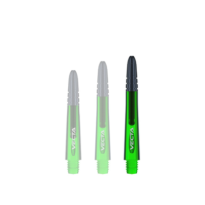 Winmau Vecta Shafts - Grün, Länge: 40mm/medium