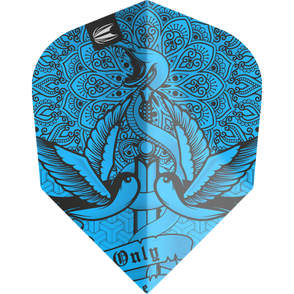 Target Pro Ultra Ink Small Standard Flight, Farbe: Blau