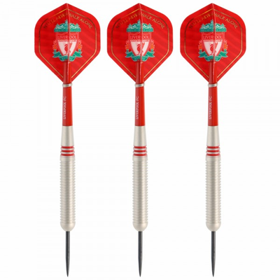 L.F.C. Liverpool Steeldart-Set silber im LFC Design, 22 Gramm