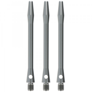 Aluminium Dart Shaft Gun Metal, Long, 3 Stück