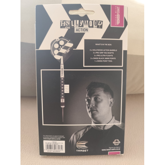 Steeldart Target Chris Dobey ACTION in 24g mit Swiss Point System (90% Tungsten), 2 image