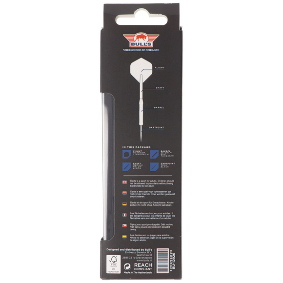 Bull's Phantom Grip, Steeldart, 80% Tungsten, 26 Gramm, 6 image