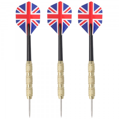 Karella Steeldart Blister-Set, 3 Stück, 18 Gramm, Metallspitze