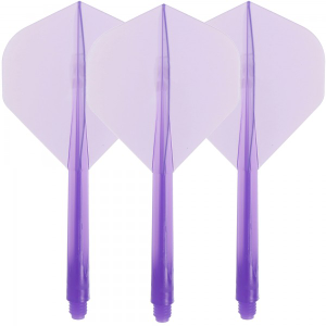 Condor Dartflight Zero Stress Standard L, Gr. L, lila, 33,5mm, 3 Stück