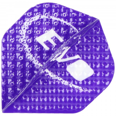 EVO Dartflight, dimple, lila, 3 Stück