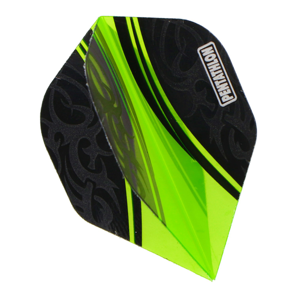 Pentathlon Flights grün/schwarz, 3 Stück, 4 image