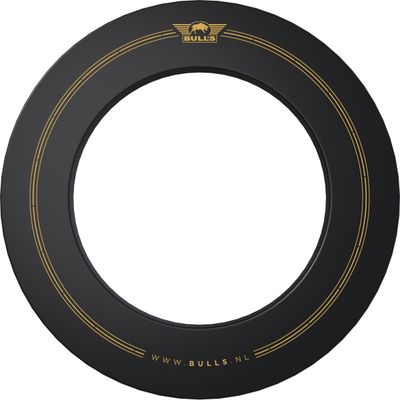 Bulls Advantage Lite Gold Surround, Dartboard Surround einteilig, Schwarz Gold