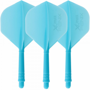 Fenix Dart Flight und Shaft, All-In-One System, hellblau, 28mm