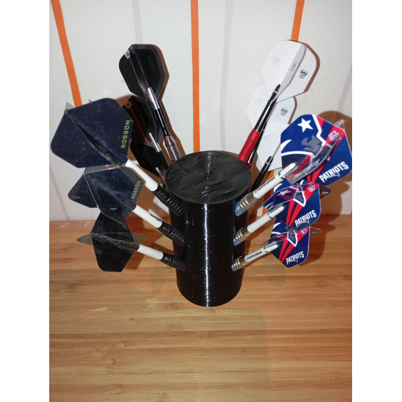 Dart Turm für bis zu 12 Darts Ständer rund