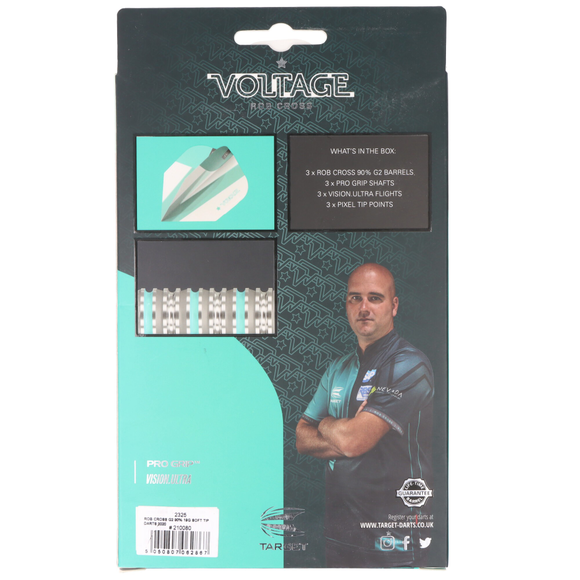 Target Softdart Rob Cross G2, 90% Tungsten, 19 Gramm, 10 image