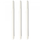 Nylon-Schäfte extra rein weiß, 7cm, 3 Stück extra lange Schäfte