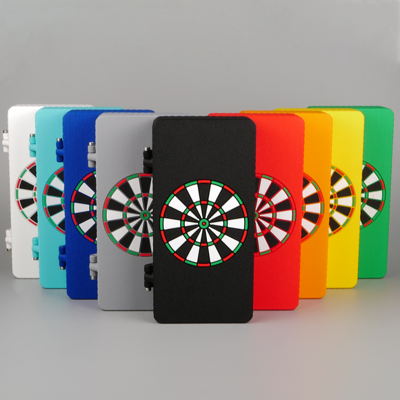 DARTSHIELD: Dart-Case personalisierbar & nachhaltig als praktisches Zubehör und Geschenk, Farbe: Schwarz