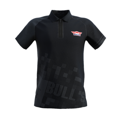 Bull's Poloshirt Plain Black Dart Polo, schwarz, Gr. XXXL