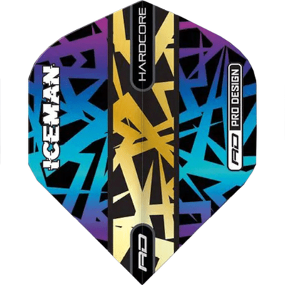 Red Dragon Hardcore Gerwyn Price Iceman Rainbow Standard Flight