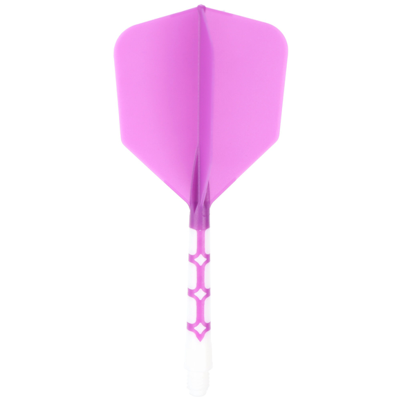 Cuesoul integrierte Dart Flights AK7, Standard L, lila weiß, 5 image