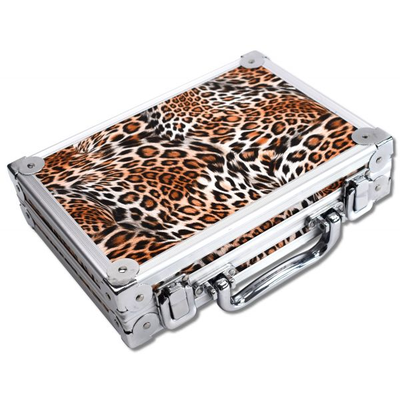Dartkoffer Alu PAK Luxus, Farben "The Pak": Leo Print