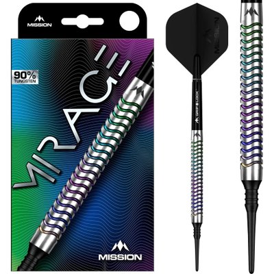 Mission Mirage Darts - Soft Tip - 90% Tungsten - 20g