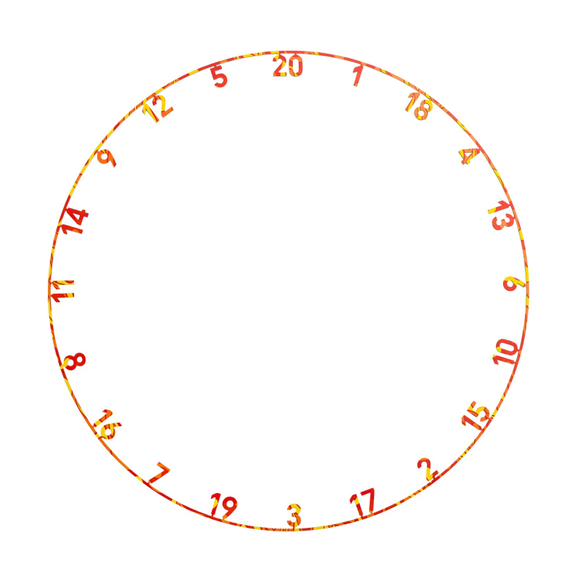 Precise180 | OnePiece Lasercut Number Ring | Element Fire, Farbe / Coating: Element Fire, 4 image