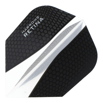 Harrows Retina flight schwarz transparent, 3 Flights