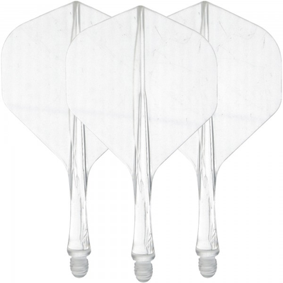 Caliburn SUP integrierte Dart Flights, No2, transparent