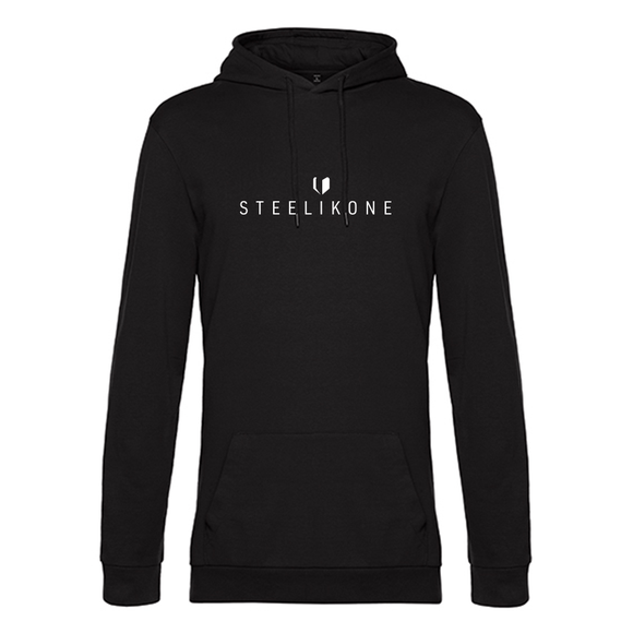 HOODIE - STEELIKONE, Farbe: Schwarz, Größe: S