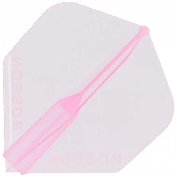 Robson Plus Flight, Standard No.2, kristallklar pink, 3 Stück