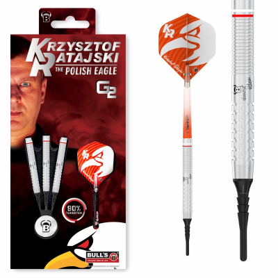 BULL'S Krzysztof Ratajski Softdarts  G2, 90% Tungsten | 18g