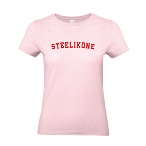 T-SHIRT - COLLEGE LOOK FÜR DAMEN, Farbe: Pink, Größe: XS