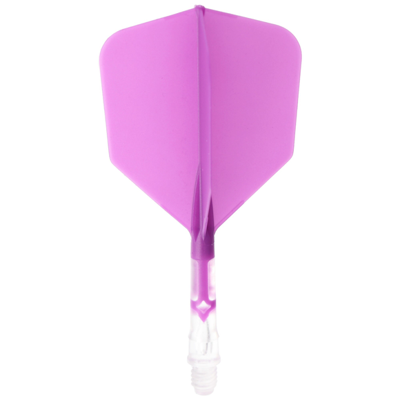 Cuesoul integrierte Dart Flights AK7, Standard M, violett transparent, 6 image