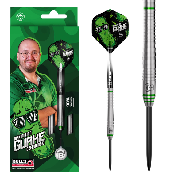 BULL'S Max "Gurke" Czerwinski Steeldarts 90%, Gewicht: 23