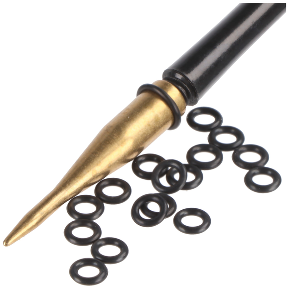Schaftgummiringe schwarz, 20 Stück, Durchmesser ca. 0,4cm, 5 image