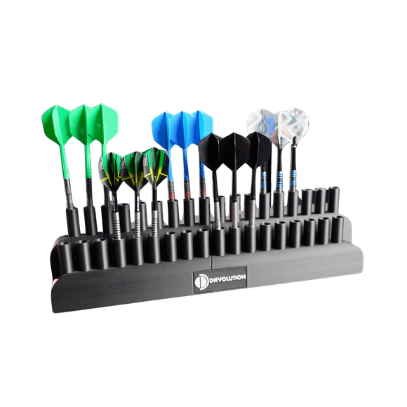 DIEVOLUTION Smart Stand 36 - Mega Dartständer/ Dartshalter für 36 Darts