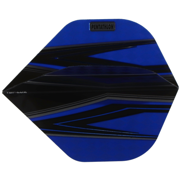 Pentathlon TDP-Lux Dartflight, Vision Black Centre, No2, Standard, dunkelblau, 3 Stück, 2 image