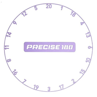 Precise180 Zahlenring OnePiece Purple Pulse aus einem Stück