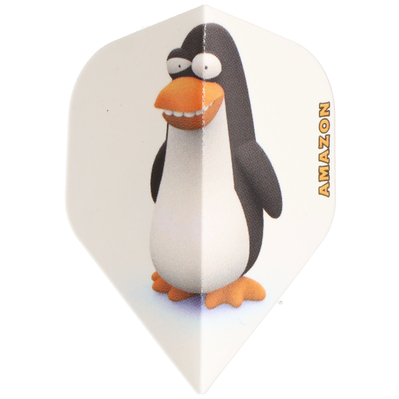 Pinguin Dart Flight weiß mit Motiv, 3 Stück, 4 image