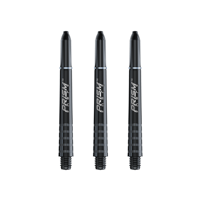 Winmau Prism Force Shafts - Schwarz, Länge: Short 35 mm
