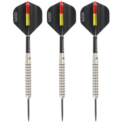 Mike de Decker Player Steel Dart silber, Brass, 20 Gramm