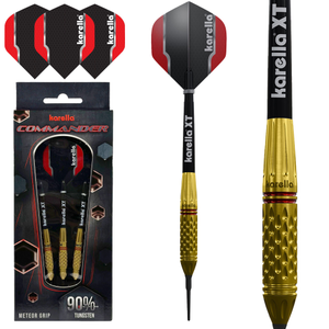 Karella Commander Gold 90% Tungsten Softdarts, Gewicht: 20