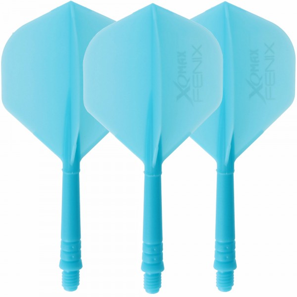 Fenix Dart Flight und Shaft, All-In-One System, hellblau, 28mm